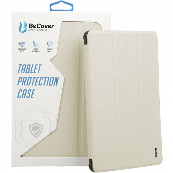 Чохол-книжка BeCover Tri Fold Soft TPU Silicone для Apple iPad Pro 11" M4 2024 Beige (711745)