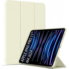 Чохол-книжка BeCover Tri Fold Soft TPU Silicone для Apple iPad Pro 11" M4 2024 Beige (711745)