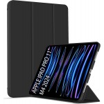 Чохол-книжка BeCover Tri Fold Soft TPU Silicone для Apple iPad Pro 11" M4 2024 Black (711744)