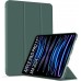 Чохол-книжка BeCover Tri Fold Soft TPU Silicone для Apple iPad Pro 11" M4 2024 Dark Green (711746)