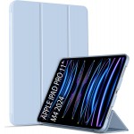 Чохол-книжка BeCover Tri Fold Soft TPU Silicone для Apple iPad Pro 11" M4 2024 Light Blue (711748)