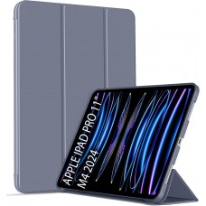 Чохол-книжка BeCover Tri Fold Soft TPU Silicone для Apple iPad Pro 11" M4 2024 Purple (711749)