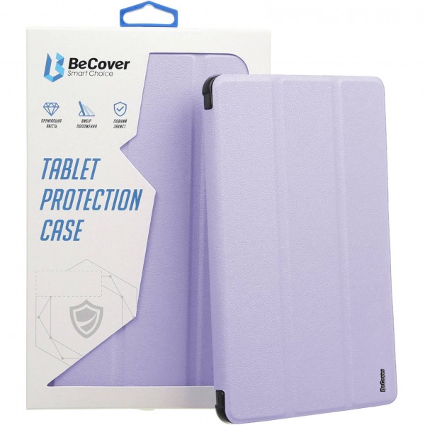 Чохол-книжка BeCover Ultra Slim Origami Transparent з кріпленням Apple для Apple iPad Mini 7 2024 Purple (712937)