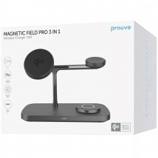 Бездротовий зарядний пристрій Proove Magnetic Field Pro 15W Black (WSMP15002001)