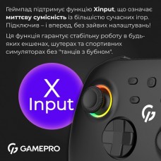 Геймпад GamePro GPX13B Black (GPX13B)