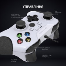 Геймпад GamePro MG450W White/Black (MG450W)