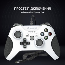Геймпад GamePro MG450W White/Black (MG450W)