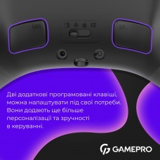 Геймпад GamePro із зарядною станцією GPX13BDOC Black (GPX13BDOC)