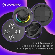 Геймпад GamePro із зарядною станцією GPX13BDOC Black (GPX13BDOC)
