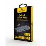 Док станція Cablexpert USB-C 7-в-1 (A-CM-COMBO7-01)