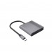 Док-станція Cablexpert USB-C 3-в-1 (A-CM-COMBO3-04)