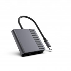 Док-станція Cablexpert USB-C 3-в-1 (A-CM-HDMIFDPF-01)