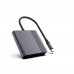 Док-станція Cablexpert USB-C 3-в-1 (A-CM-HDMIFDPF-01)