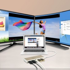 Док-станція J5create USB-C 6-в-1 (JCD381-N)