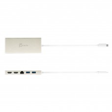 Док-станція J5create USB-C 6-в-1 (JCD381-N)