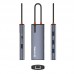 Док-станція СolorWay USB-C 6-в-1 Type C PD 100W/USB3.0х3/HDMI 4К/RJ45 (CW-HUB02)