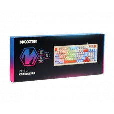 Клавiатура Maxxter KBG-3C01-UA White (KBG-3C01-UA)