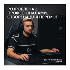 Клавiатура бездротова Logitech G PRO X TKL Lightspeed Black Tactile (920-012136)