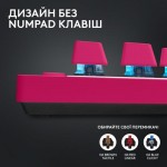 Клавiатура бездротова Logitech G PRO X TKL Lightspeed Magenta (920-012159) Клавiатура бездротова Logitech G PRO X TKL Lightspeed Magenta (920-012159)