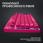 Клавiатура бездротова Logitech G PRO X TKL Lightspeed Magenta (920-012159) Клавiатура бездротова Logitech G PRO X TKL Lightspeed Magenta (920-012159)