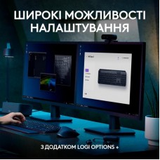 Клавiатура бездротова Logitech MX Keys S Graphite (920-011593)