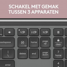 Клавiатура бездротова Logitech Signature Slim K950 US Graphite USB (920-012465)