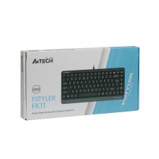 Клавіатура A4Tech FK11 Ukr Grey (FK11 USB (Grey))