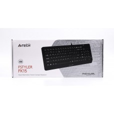 Клавіатура A4Tech Fstyler FK15 Ukr Black (FK15 (Black))