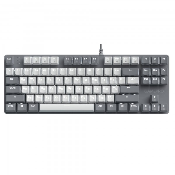 Клавіатура GamePro Genesis Metallic MK110G Outemu Red Swithes USB Gray (MK110G)
