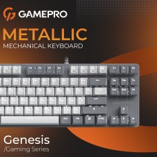 Клавіатура GamePro Genesis Metallic MK110G Outemu Red Swithes USB Gray (MK110G)