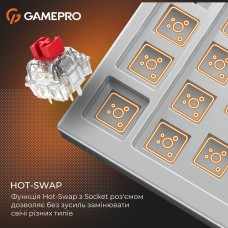 Клавіатура GamePro Genesis MK116 Silverlight (MK116)