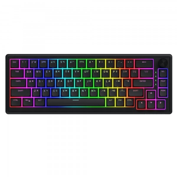 Клавіатура Hator Skyfall 65 Black/Black (HTK1160UA)