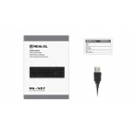 Клавіатура REAL-EL RK-507 Black (EL123100050)