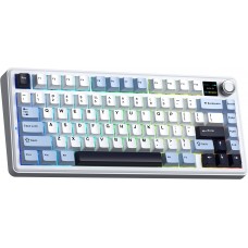 Клавіатура бездротова Aula F75 Max White (6978080501158)