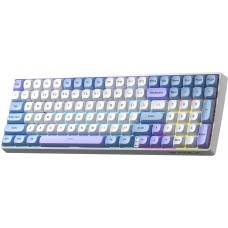 Клавіатура бездротова Aula S100pro Red Switch White/Blue (6948391205762)