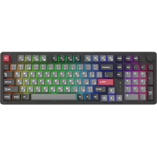 Клавіатура бездротова GamePro Asgard Drakkar Keychron Super Red Switch Black (MK305BK)