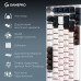 Клавіатура бездротова GamePro Asgard Valhalla MK160W Pro White (MK160W Pro)