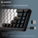Клавіатура бездротова GamePro Asgard Valhalla MK210B Pro Black (MK210B Pro) Клавіатура бездротова GamePro Asgard Valhalla MK210B Pro Black (MK210B Pro)