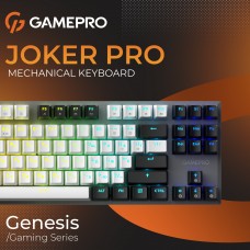 Клавіатура бездротова GamePro Genesis Joker Pro MK124G Pro Gray (MK124G Pro)