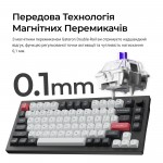 Клавіатура бездротова Keychron Q1 HE Magnetic Switch Black RGB (Q1H-M1-UA) Клавіатура бездротова Keychron Q1 HE Magnetic Switch Black RGB (Q1H-M1-UA)