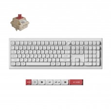 Клавіатура бездротова Keychron V6 Ultra Keychron Red Switch White RGB (V6U-F1-UA)
