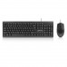 Комплект (клавіатура, миша) REAL-EL Kit 511 Black (EL123100052)