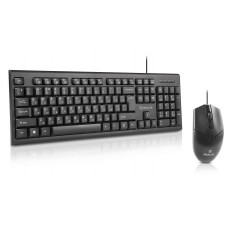 Комплект (клавіатура, миша) REAL-EL Kit 511 Black (EL123100052)