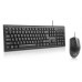 Комплект (клавіатура, миша) REAL-EL Kit 511 Black (EL123100052)