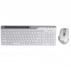 Комплект (клавіатура, миша) бездротовий A4Tech FB2535C Icy White (FB2535C (Icy White))