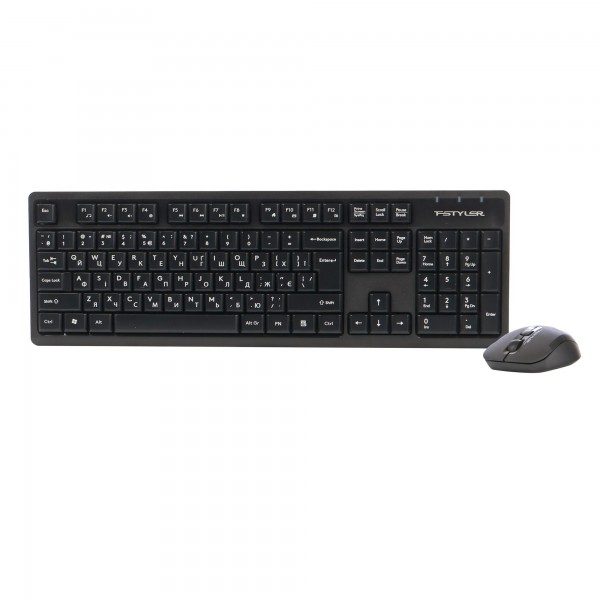 Комплект (клавіатура, миша) бездротовий A4Tech FG1200 Black (FG1200 (Black))