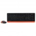 Комплект (клавіатура, миша) бездротовий A4Tech Fstyler FG1010 Orange USB (FG1010 (Orange))