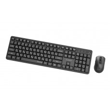 Комплект (клавіатура, миша) бездротовий Gembird KBS-WMS-01-CYRL Black (KBS-WMS-01-CYRL)
