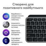 Комплект (клавіатура, миша) бездротовий Logitech MX Keys S Combo for Mac Space Grey (920-012845) Комплект (клавіатура, миша) бездротовий Logitech MX Keys S Combo for Mac Space Grey (920-012845)