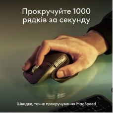 Комплект (клавіатура, миша) бездротовий Logitech MX Keys S Combo for Mac Space Grey (920-012845)